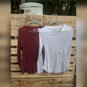 Old Navy winter waffle knit thermals 2 Pack